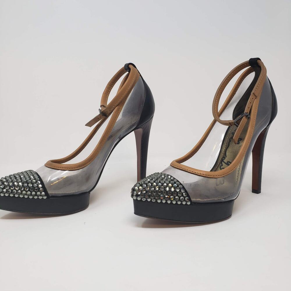 Lanvin Crystal Cap Toe Clear Pumps - 37.5 RESHOOT - Picture 4 of 10